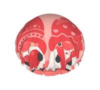 Cuffie da a con gnomi che tengono le lettere "LOVE" per donne, riutilizzabili, impermeabili, morbide, con doppio strato di protezione.