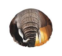 Cuffie da a con tramonto sull'elefante in Kenya per donne, riutilizzabili, impermeabili, morbide, con doppio strato di protezione