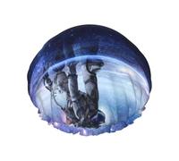 Cuffie da a "Gli astronauti iniziano a correre" per donne, riutilizzabili, impermeabili, morbide, con doppio strato di protezione