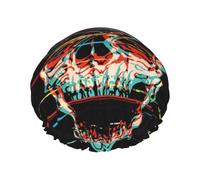 Cuffie da a Glitch Screaming Skull per donna, riutilizzabili, impermeabili, morbide, con doppio strato di protezione