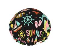 Cuffie da a Hello Summer per donna, riutilizzabili, impermeabili, morbide, con doppio strato di protezione