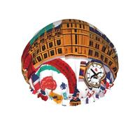 Cuffie da a riutilizzabili con stampa di giornali scolastici per donne, cuffia DoubleHair, cuffia per capelli per adulti per tutti i capelli