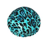 Cuffie da bagno impermeabili Cuffie da a riutilizzabili in plastica compatibili con il profumo cosmetico moderno Lady Girly Rossetto nero, Cappello da bagno per capelli con fascia elastica per sa