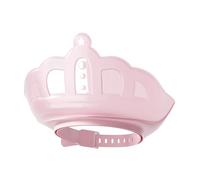 Cuffie da doccia morbide a doppio strato a tenuta stagna Comfort per pelli sensibili Baby Crown Shape Toddler Bathing Essential antiscivolo Kids Shower Hat