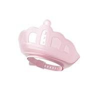 Cuffie da doccia morbide a doppio strato a tenuta stagna Comfort per pelli sensibili Baby Crown Shape Toddler Bathing Essential Bambini Shampoo Cappello Morbido