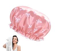 Cuffie Da Doccia Per Donna - 10,63x10,63 Pollici Doccia Da Bagno Capelli Cappelli Copricapo A Doppio Strato, Ottima Vestibilità Comoda, Da Bagno Spessi Resistenti All'usura, Cuffia Da Bano