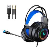 Cuffie da gaming con controlli audio in linea per una regolazione immediata e isolamento dal rumore ambientale per un'esperienza di gioco