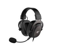 Cuffie da Gaming HAVIT H2002D con Microfono Rimovibile, Cuffie per Gamer con Altoparlanti a Cupola Composita da 53mm, Audio Surround, Isolamento Acustico, Jack da 3,5mm per PC PS5 PS4 Xbox Switch