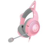 Cuffie da gioco RGB Kraken Kitty V2 rosa