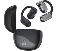 Cuffie da gioco a padiglione aperto, HiFi a conduzione aerea, IPX5, ANC, Bluetooth, microfono, ganci auricolari flessibili, 58H, per Android/iOS