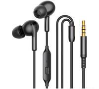 Cuffie da gioco, auricolari cablati con driver da 10 mm e modalità di gioco a bassa latenza per iPhone 16/15 e per Android, cancellazione del rumore di tipo C da 3,5 mm (F)