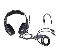 Cuffie da gioco cablate per PS5, PS4, Xbox Series XS, PC, laptop e Nintendo Switch. Microfono con isolamento acustico, suono stereo surround, luce