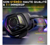 Cuffie da gioco cablate - The G-Lab - KORP COBALT 7.1 - Suono surround 7.1 - USB - RGB