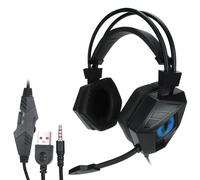 Cuffie da gioco con audio surround per Xbox, PS5 e PC, controllo audio semplice con rotella del volume e tasto mute, buona qualità, resistenti