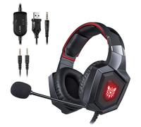 Cuffie da gioco con cancellazione del rumore per la nuova Xbox One e PC, con microfono regolabile individualmente e design a doppio fascio