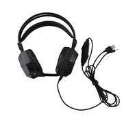 Cuffie da gioco con microfono staccabile per PC per Xbox per ps4 (nero) | Connessione cablata da 3,5 mm, microfono con cancellazione del rumore, chat di squadra chiara, compatibile con PC per Xbox