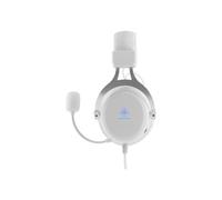 Cuffie da gioco DELTACO GAMING GAM-030-W sovra-auricolari cablate Stereo bianche con volume regolabile