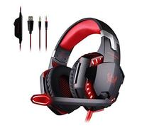Cuffie da gioco G2000 3.5mm Stereo LED Lighting Cuffia Over-Ear Cuffia con microfono per PC Gioco per computer con cancellazione del rumore e controllo del volume