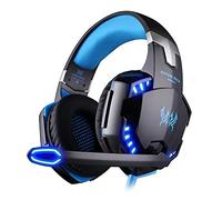 Cuffie da gioco G2000 3.5mm Stereo LED Lighting Cuffia Over-Ear Cuffia con microfono per PC Gioco per computer con cancellazione del rumore e controllo del volume