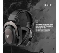 Cuffie Da Gioco Havit H2002d Con Microfono Per Pc / Laptop / Cellulare / Ps4, Cuffie Per Lo Streaming Con Padiglioni Auricolari Morbidi Il venditore di questo prodotto non è affiliato, sponsorizzato,