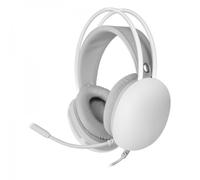 Cuffie da gioco Mars Gaming MH-GLOW - Illuminazione CHROMA a 360° - Suono 3D Ultra-BASS - Microfono con cancellazione del rumore - Compatibile con più piattaforme - Bianco