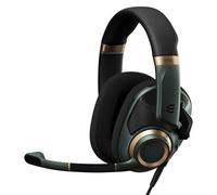 EPOS H6PRO Open Auricolare Cablato A Padiglione Giocare Nero, Oro, Verde