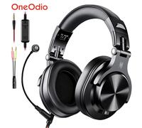 Cuffie da gioco Oneodio A71M, cuffie da studio DJ stereo over-ear con microfono a braccio per PC, PS4, Xbox One, per giocatori.