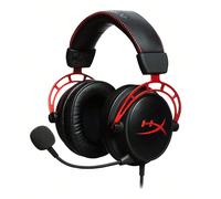 Cuffie da gioco originali HyperX Cloud Alpha cablate e senza fili con microfono per PC e laptop E-sports Tagli Unicastampa dappertuttoPolicloruri di vinile