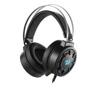 Redragon H314 RGB Gaming Headset - Cuffie per computer cablate con driver da 40 mm, connessione USB, design leggero e cuscinetti auricolari in morbida pelle PU per il massimo comfort