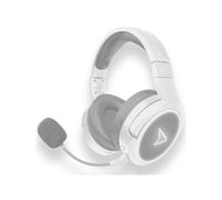 Cuffie da gioco RGB circumaurali wireless-cablate Steelplay Impulse, grigio chiaro-bianco