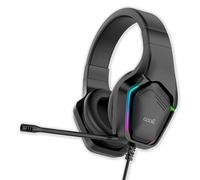 Cuffie da gioco stereo COOL Exodus Led RGB PC / PS4 / PS5 / Xbox + adattatore audio
