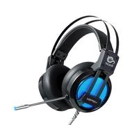 TALIUS Osprey Cuffia Gaming 7.1 Pc & PS4, LED RGB con cancellazione di Rumore, Nero