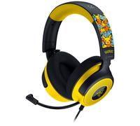 Razer Kraken V4 X Pokémon Edition - Cuffia da gioco USB cablata per PC - Driver TriForce da 40 mm - microfono cardioide retrattile - suono surround - Chroma RGB - per PC e console | Pokémon Kanto
