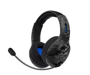 Cuffie da gioco wireless PDP LVL50 nere mimetiche per PS4/PS5