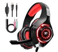 Cuffie da gioco wireless, suono surround stereo a 360 per un'esperienza di gioco migliorata, cuscinetti auricolari in morbida pelle proteica per un