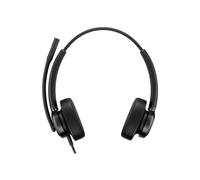 Cuffie da ufficio cablate nere - HP - Poly Mission 425 AI Noise - Sopra la testa - Coprenti completamente le orecchie