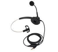 Cuffie da ufficio comode per tutto il giorno con controllo del volume, microfono ad asta flessibile, design resistente per telefoni fissi e cordless,