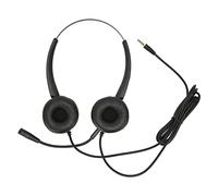 Cuffie da Ufficio Cuffie HD per Call Center Cablate Plug and Play per Aziende Materiale ABS Temperatura Ambiente da -10°C a +40°C