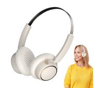 Cuffie di design retrò - Auricolare wireless per lo strumento audio di intrattenimento | Materiale di alta qualità con fascia imbottita, suono elevato e controllo semplice per la visione, la corsa, il