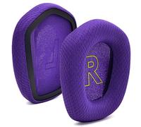 Cuffie di ricambio compatibili con le cuffie Logitech G733 G 733 Lightspeed per giochi, cuscinetto per cuffie in tessuto reticolato resistente, schiuma insonorizzata confortevole (viola)