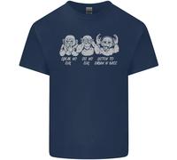 Cuffie DJ Drum And Bass Monkeys Maglietta Musicale Bambini Ragazzi E Ragazze