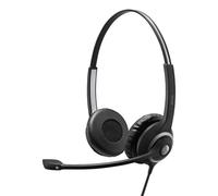 Cuffie Epos IMPACT SC 268 con cavo USB cancellazione rumore per ufficio, nero e argento
