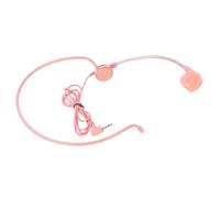 Cuffie Finte per Cosplay, Microfono Regolabile, Materiale in Spugna per Abiti da Palcoscenico per Feste Musicali Rosa