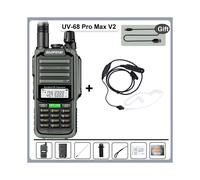 (Cuffie G-Acoustic) UV-68 Pro Max V2 10W IP68 Walkie Talkie Impermeabile ad alta potenza CB Ham a lungo