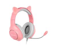 Cuffie gaming bimbi Kruger&Matz rosa