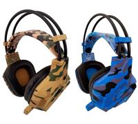 Cuffie Gaming con microfono e luce LED, per PS4 PC XBOX ONE Jack 3.5mm + USB