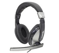 Cuffie Gaming con Microfono Sbox HS-302 con 2 x 3.5mm Jack Audio - Nero