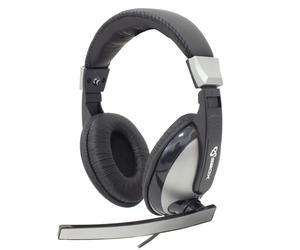 Cuffie Gaming con Microfono Sbox HS-302 con 2 x 3.5mm Jack Audio - Nero