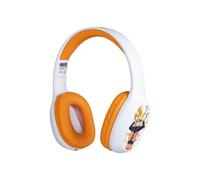 Cuffie Gaming Konix Naruto Shippuden Bluetooth 5.3, Microfono Integrato, 30H Autonomia, Arancione Bianco