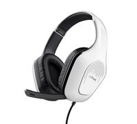 CUFFIE GAMING OVER EAR LEGGERA JACK AUDIO 3.5 MM BIANCO PER PC GXTRUST RAYNE
